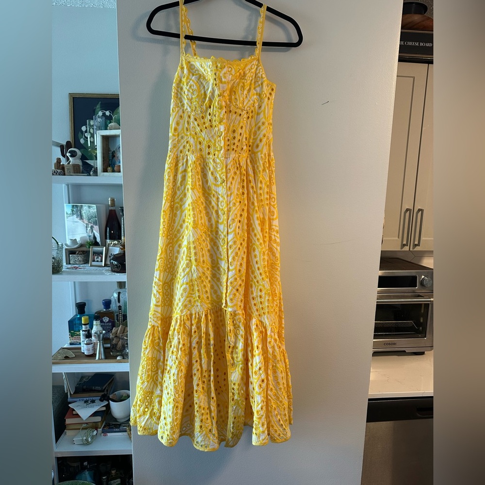 Yellow Sleeveless Maxi Dress